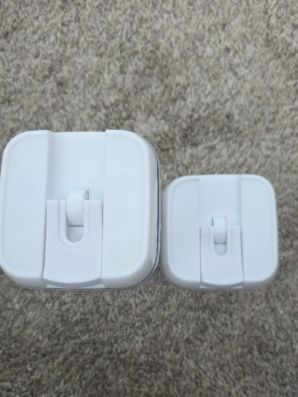 Airtight White Lid Clear Pantry Storage Containers - Set of 2